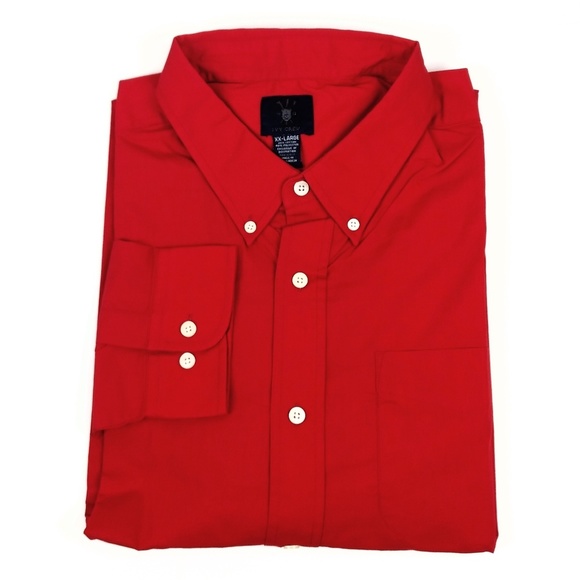 Ivy Crew Other - NWOT Ivy Crew Button Down Shirt Red Size XL